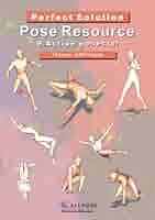 Pose Resource 、ALLPOSE 8冊セット Allpose Book] 18_Sword Girl poses(a) (for comic,cartoon
